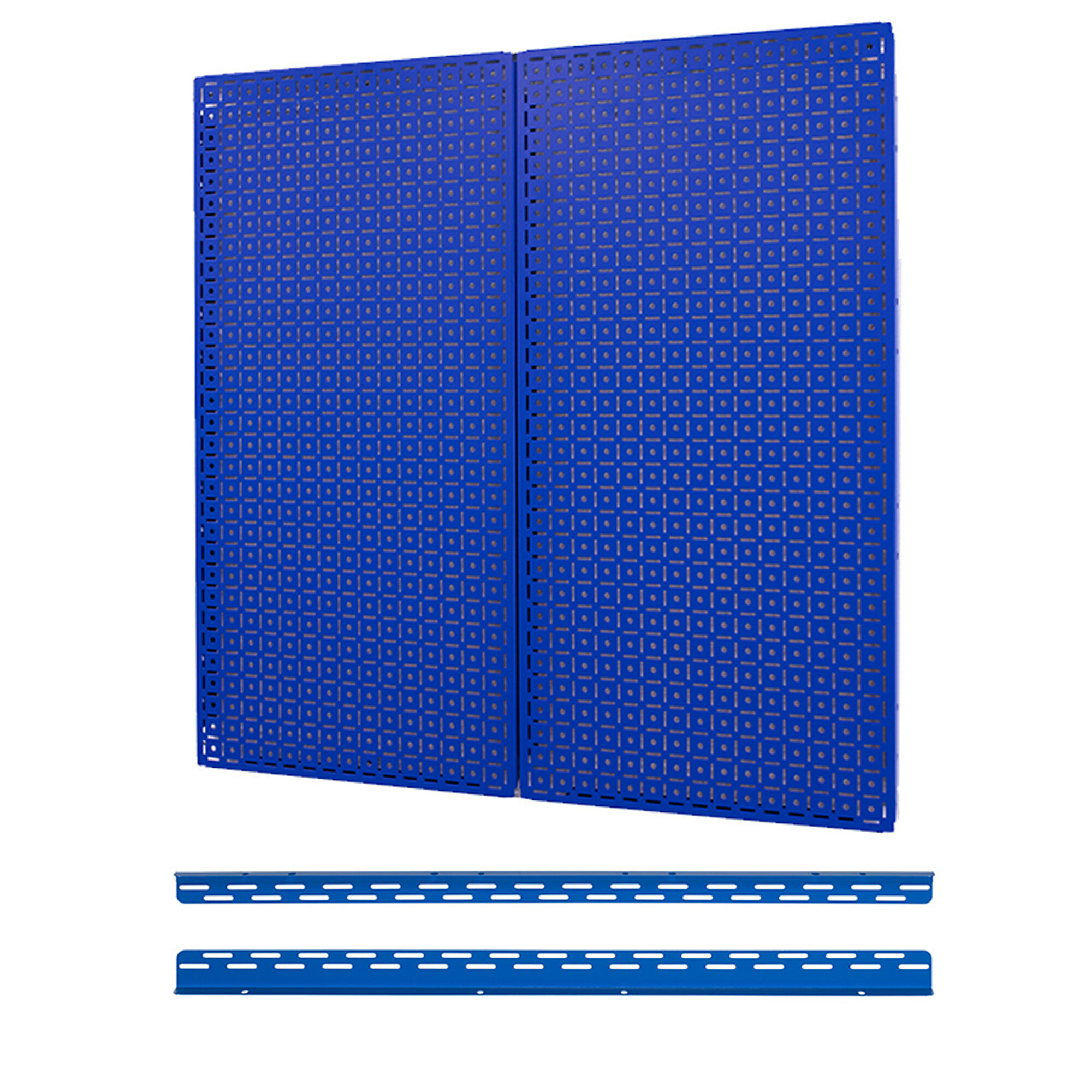 OmniWall, OmniWall metal pegboard storage kit for storage, Length 16 in, Width 32 in, Model# CGS-KIT-2PK-AMZ